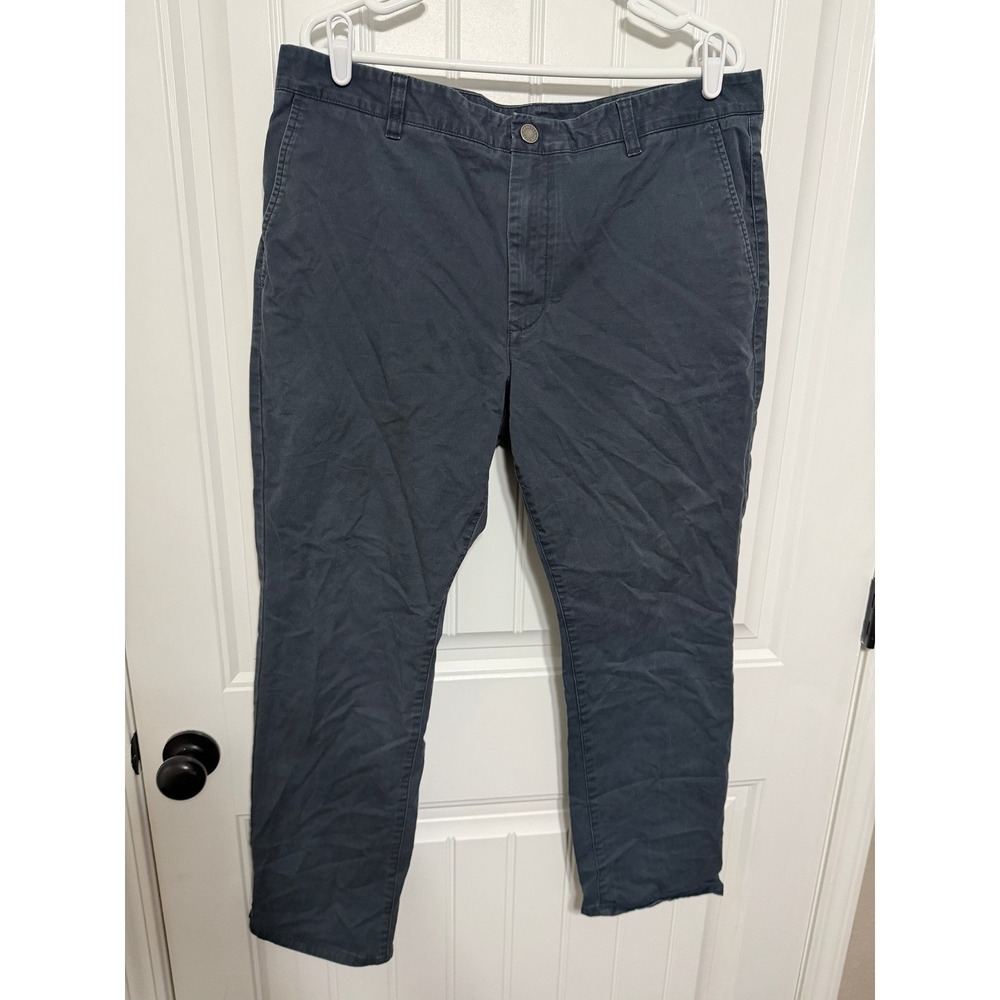 Bonobos Pants Mens 38/30 Chino Navy Blue Straight Leg Casual Trousers EUC